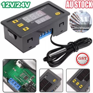 1/2x Intelligent Digital Temperature Controller Thermostat Control Switch 12/24V - Picture 1 of 12