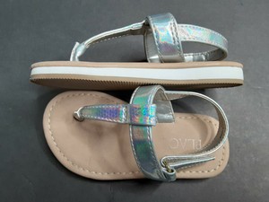 childrens silver sandals