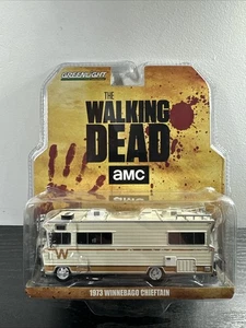 The Walking Dead amc 1973 Winnebago Chieftain Greenlight 1:64 Scale Diecast MOC - Imagen 1 de 11