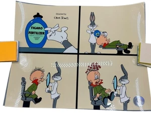 Certificado de Liebre Celular Animación Celular Firmado por Chuck Jones - Imagen 1 de 7