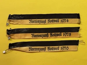 Fasnacht Fasnet Karneval Rottweil Bändel 1974 1975 1976 - Bild 1 von 1