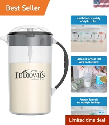 Jarro de mistura Baby Formula preto, 36 oz - Imagem 1 de 4