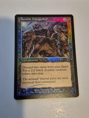 1x 2001 Magic: The Gathering Zombie Infestation FOIL Odyssey #159/350 LP x1 - Image 1 of 4