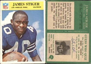 James Stiger 1966 Philadelphia #103 Card FREE SHIP Rams *AutographDen* - Picture 1 of 1