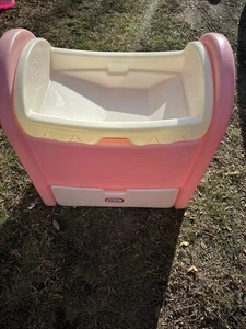 De colección Little Tikes Rosa Bebé Muñeca Cambiador Cuna Cuna Cajón En muy buena condición - Imagen 1 de 3