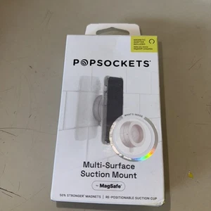 PopSockets Multi-Surface Magnetic Suction Phone Mount with MagSafe - Metallic - Picture 1 of 3