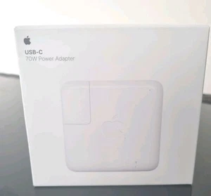 Genuine Apple 70W USB-C Power Adapter Charger MXN53X/A (BRAND NEW) A2743 - Picture 1 of 3