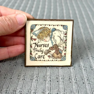 Imán De Colección Creative Calligraphy Inc Enfermeras Truly Care 1996 Impreso en EE. UU. Foto 1 de 4