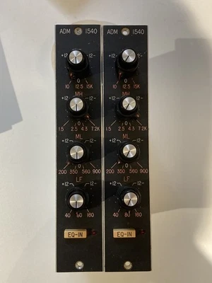 ADM 1540 / 1541 Stereo Pair Inductor EQs - Neve 1073 API quality (unracked) - Image 1 of 4