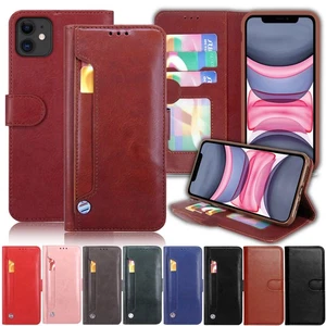Funda desmontable de cuero Tic Tac abatible para iPhone 12 11 X XR XS Pro Max mini cubierta - Imagen 1 de 10