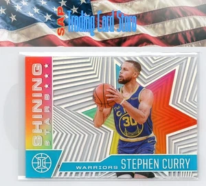 Panini Illusions #12 2020-21 Stephen Curry Shining Stars Sapphire - Imagen 1 de 2