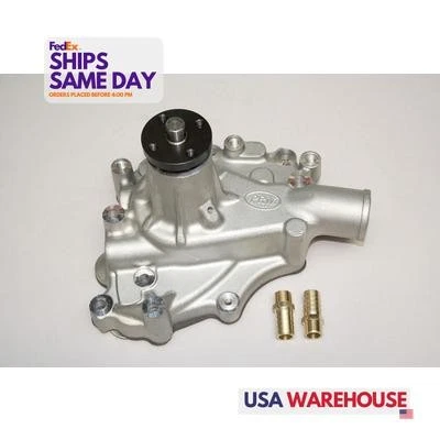 Водяной насос Prw Industries 1430200, один натуральный алюминий л.с. алюминий подходит для 70-87 S - Изображение 1 из 4