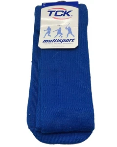 TCK Calcetines Multideporte Grueso Largo Mezcla Poliéster Azul Gran Largo 18" Ancho LEER - Imagen 1 de 6