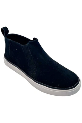 TOMS Mujer Bryce Zapatillas Sin Cordones Zapatos Negro Gamuza Foto 1 de 3