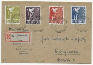 Carta certificada Seppenrade a Lüdinghausen, 1948 - Imagen 1 de 2