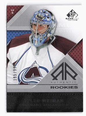 2007-08 SP Game Used #167 Tyler Weiman #/999 Colorado Avalanche Rookie SP - Image 1 of 2