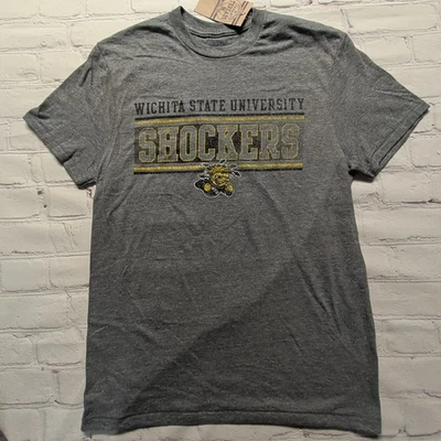 Mens Small NCAA Wichita State University Shockers T-Shirt Athletic Fit Tee NEW - Image 1 of 4