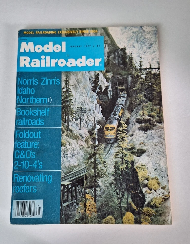 Model Railroader Magazine January 1977 - Image 1 of 2