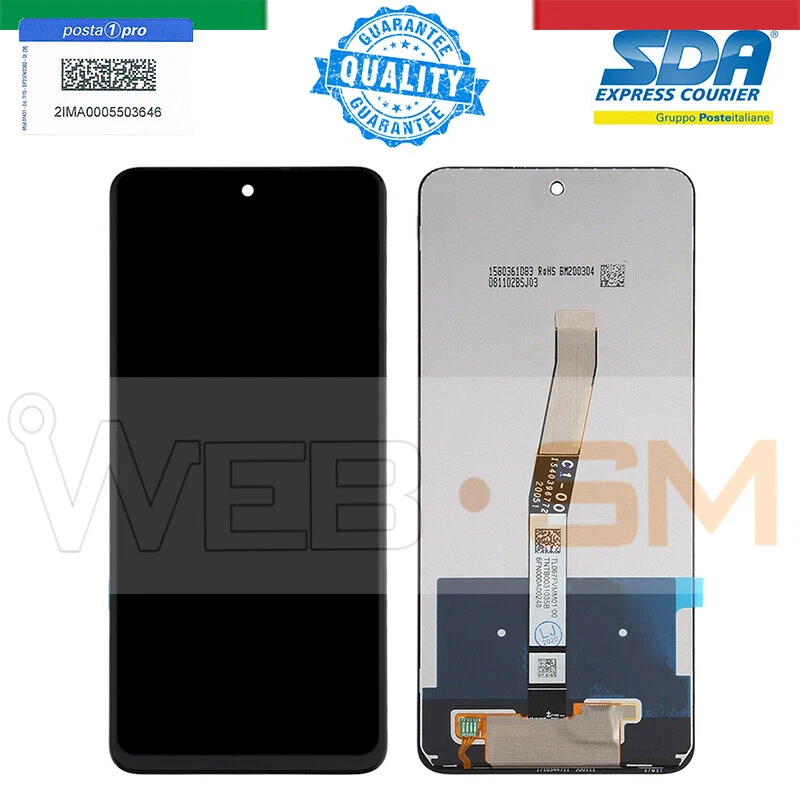 DISPLAY LCD TOUCH SCREEN VETRO PER XIAOMI REDMI NOTE 9 PRO M2003J6 M2003J6B2G - Immagine 1 di 1