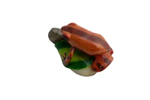 Wounaan Indian Poison Dart Tagua Frog Carving - Picture 1 of 4