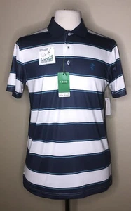 IZOD Golf w/Stretch S/S Polo UPF-15 Swingflex COOLFX Men’s Small Blue/White NEW - Picture 1 of 11