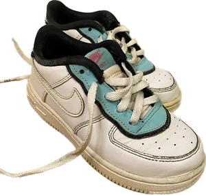 NIKE AIR FORCE 1 LV8 DOUBLE LAYER TODDLER SHOES SIZE 10C - Picture 1 of 12