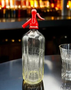 Vintage Soda Water Siphon 'Moorhouse Bros - Pure Table Waters Liverpool' - 33cm - Picture 1 of 9