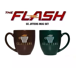 CW THE FLASH - CC Jitters Becher Set - TV Show Requisite Replik - RAR - Bild 1 von 11