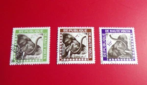 Littleton Stamp Co. UPPER VOLTA  Set of 3 Stamps 1963 - Picture 1 of 2