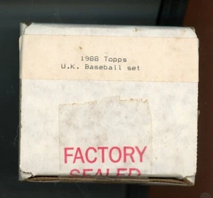 1988 TOPPS UNITED KINGDOM UK BASEBALL 88 CARD SEALED FACTORY SET  - Picture 1 of 5