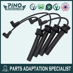 4 Spark Plug Wires for 2.0L 2.4L Chrysler Sebring Dodge Neon Jeep TJ C1136 UF403 - Picture 1 of 8