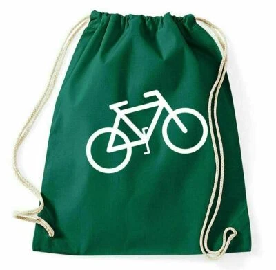 Sac À Dos De Sport Avec Logo De Vélo, Sac En Jute, Signe, Symbole - Photo 1/4