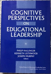 Cognitive Perspectives on Educational Leadership Book - Imagen 1 de 2