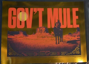 GOVT MULE - PÓSTER DE LA GIRA JUNIO 2023 - VARIOS LUGARES - A/P - #2/10 - WARREN HAYNES - Imagen 1 de 5