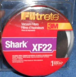 3M Filtrete 3pc Shark XF22 Filter Pack for Navigator NV22 Upright Vacuums 68053 - Picture 1 of 3