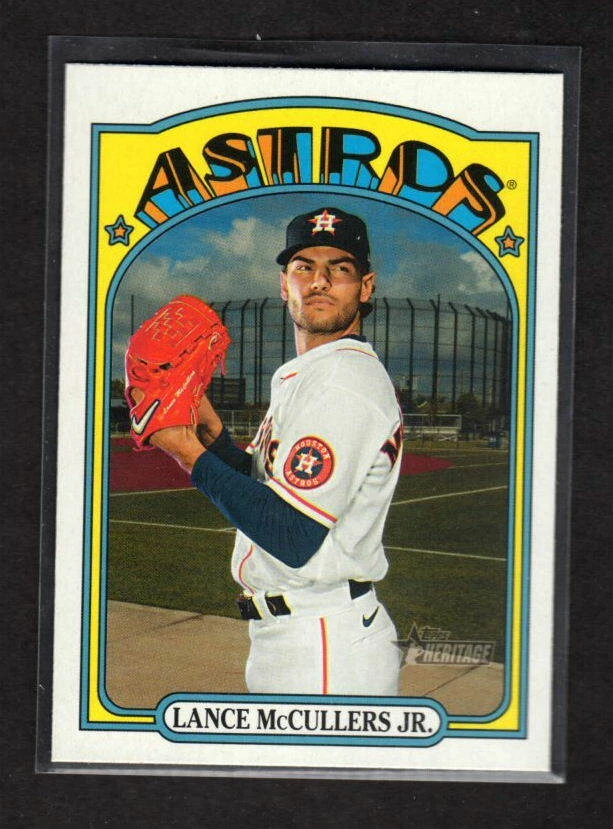 LANCE McCULLERS JR 2021 HERITAGE SHORT PRINT HOUSTON ASTROS - Image 1 of 1