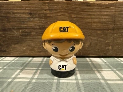 Boneco de brinquedo CAT Crew Worker Boy Driver Work Man Mega Bloks - Imagem 1 de 4