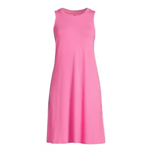 Abito swing senza maniche Time and Tru da donna taglia 2XL 20 lavorato a maglia toppa alla fragola - Foto 1 di 6