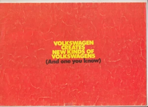 1974 VOLKSWAGEN Australian Range 8p Brochure BEETLE 1300 SUPERBUG PASSAT AUDI 80 - Picture 1 of 4