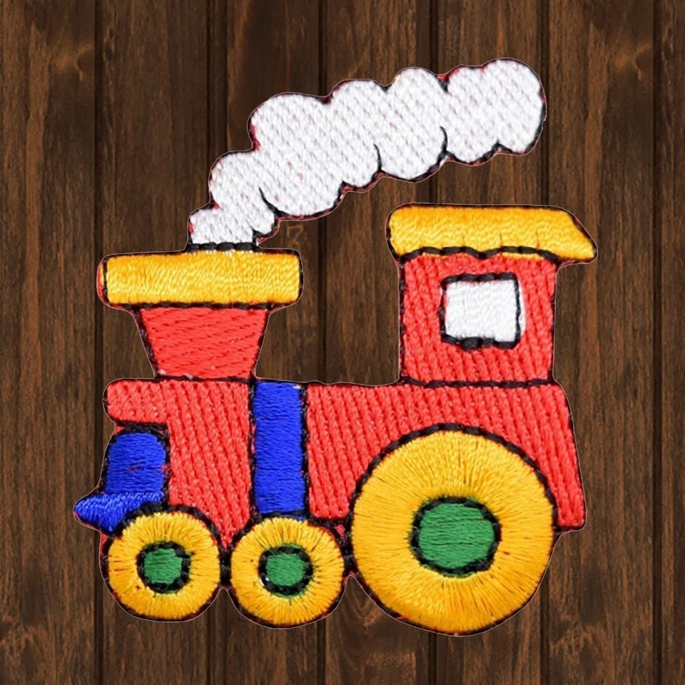 Choo-Choo Railroad Embroidered Patch — Iron On - Image 1 of 1