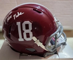 Ozzie Newsome Signed Speed mini helmet JSA with Auto Autograph Inscription - Picture 1 of 2