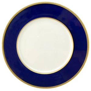 Lenox China Vintage TUXEDO Dinner Plate J33D Cobalt Blue Band c1912 Green Mk - Picture 1 of 6
