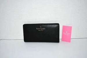Kate Spade Staci Large Slim Bifold Wallet in Black #WLR00145 NWT - Picture 1 of 5