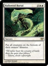 MTG-1x-Light Play, English-Hallowed Burial-Eventide