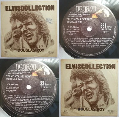 DOUGLAS ROY ELVIS PRESLEY DISCO TO THE KING 1978 PROMO UNIQ PS RARE CHILEAN PRES - Image 1 of 4