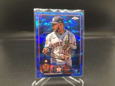 Cristian Javier 2023 Topps Chrome Sapphire #55 Astros - Image 1 of 2