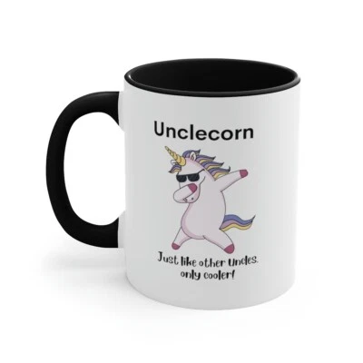 Taza Novedad Tío Taza Divertido Regalo Para Tío Nuevo Negro Foto 1 de 4
