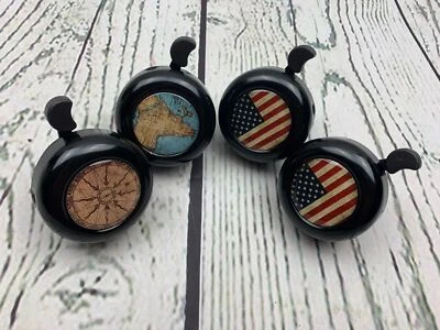 4 Pack Bike Bells Loud Clear Sound Aluminum Bicycle Bell Bike Accessory - Image 1 of 3