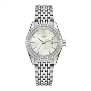 Reloj para dama Rado HyperChrome cuarzo diamantes esfera mop acero inoxidable R33099918 - Imagen 1 de 12