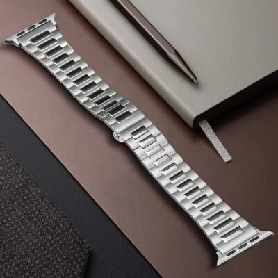 Titanium Metal Band Strap for Apple Watch Ultra 49mm Series 9 8 7 SE 6 5 4 3 2 1 - Image 1 of 4